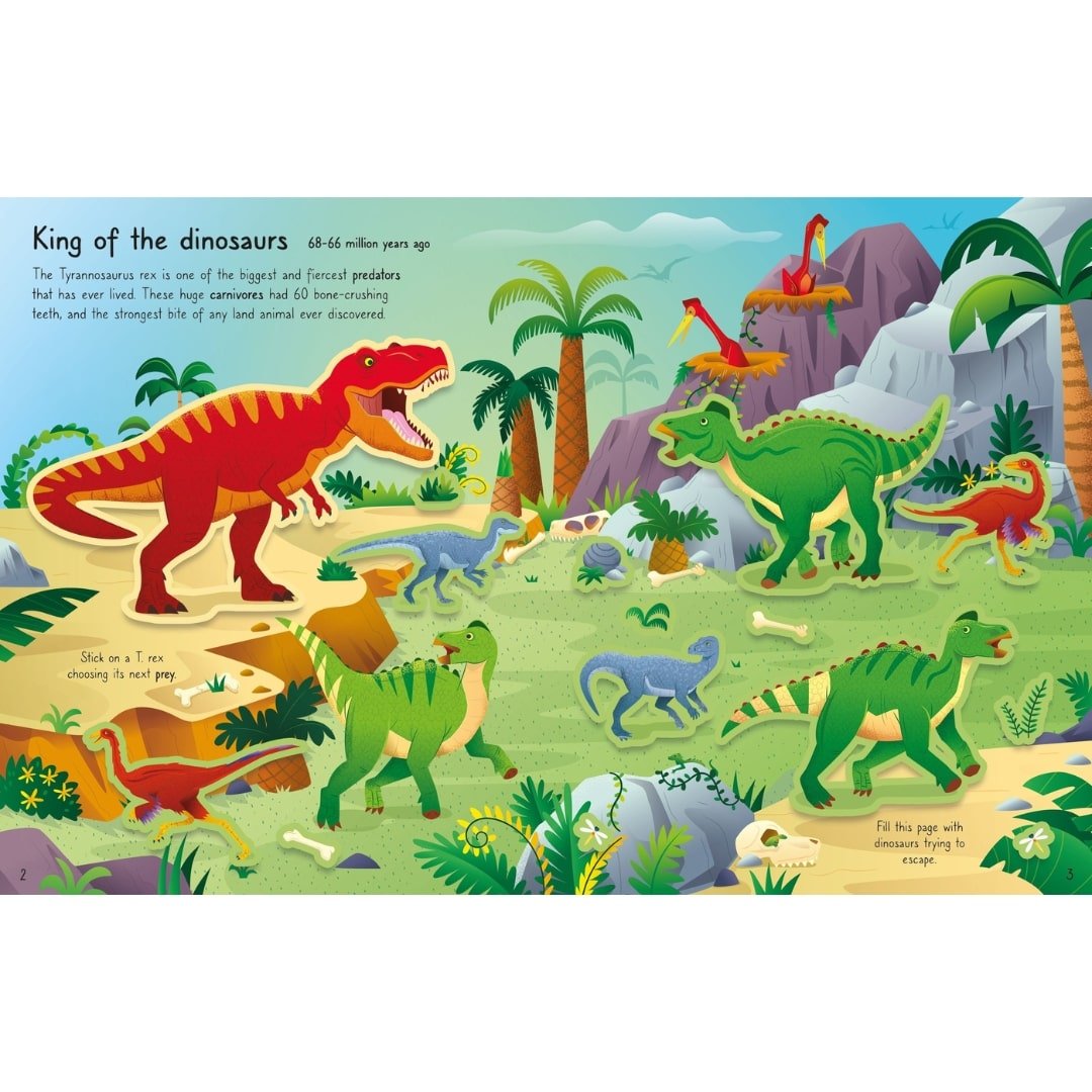 First Sticker Book T. Rex : and lots of other enormous dinosaurs - Wah Books