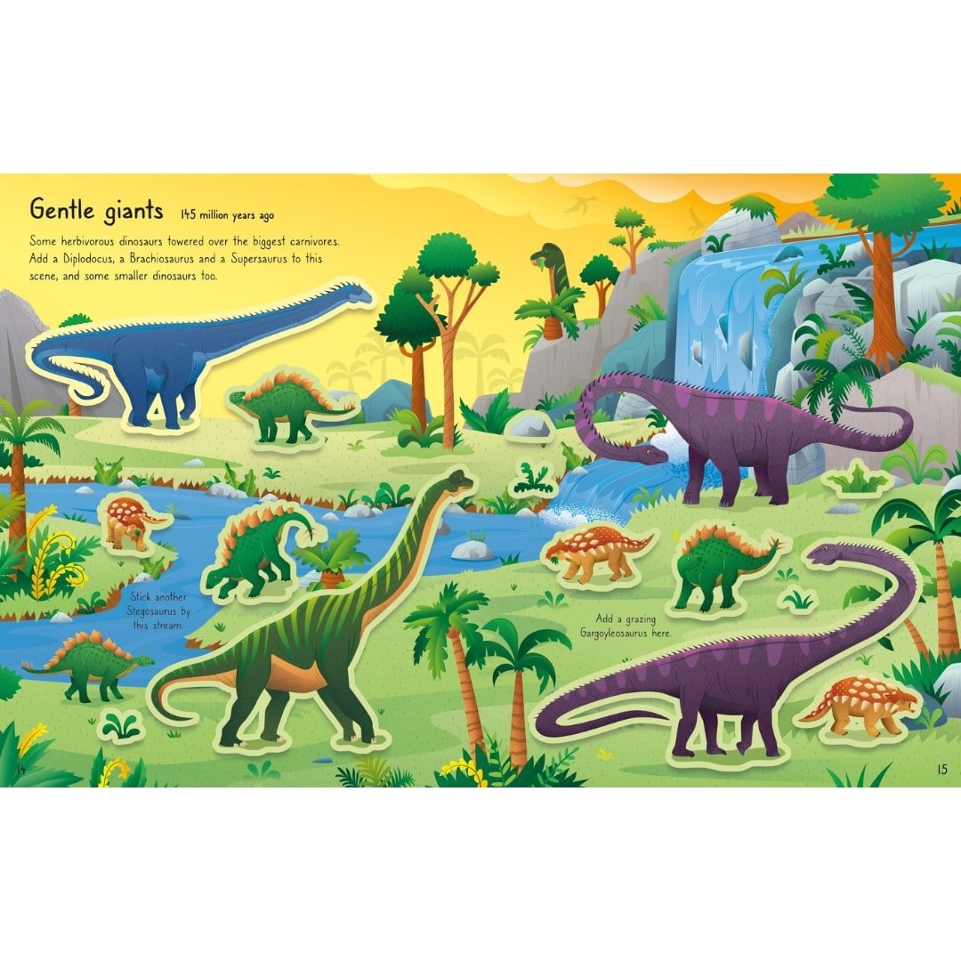 First Sticker Book T. Rex : and lots of other enormous dinosaurs - Wah Books