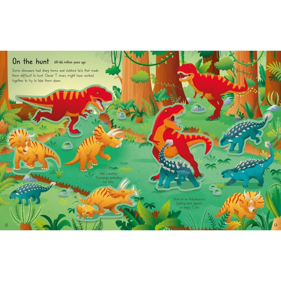 First Sticker Book T. Rex : and lots of other enormous dinosaurs - Wah Books