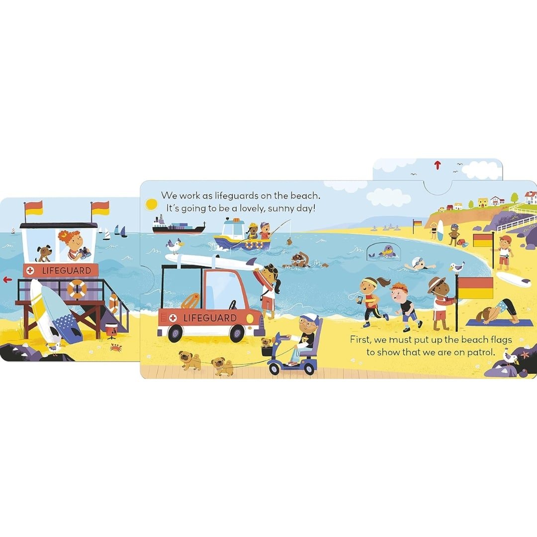 Little World: On the Beach : A push-and-pull adventure - Wah Books