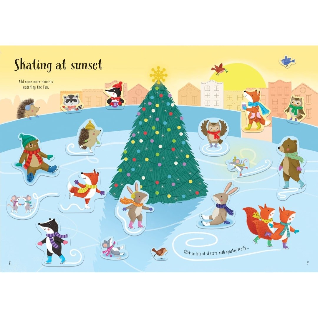 Sparkly Winter Sticker Book - Wah Books